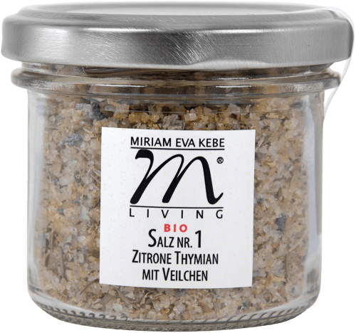 Kebe-Living Salz Zitrone Thymian mit Veilchen