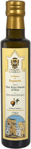 Olive oil with bergamot