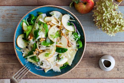 Fennel salad with cherry kernel oil