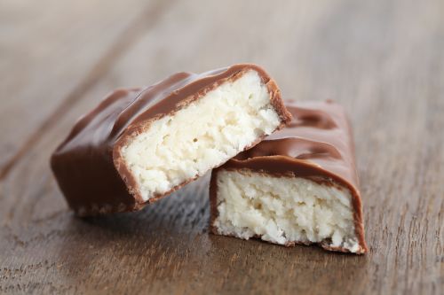 Kokos-Schokoladen Riegel